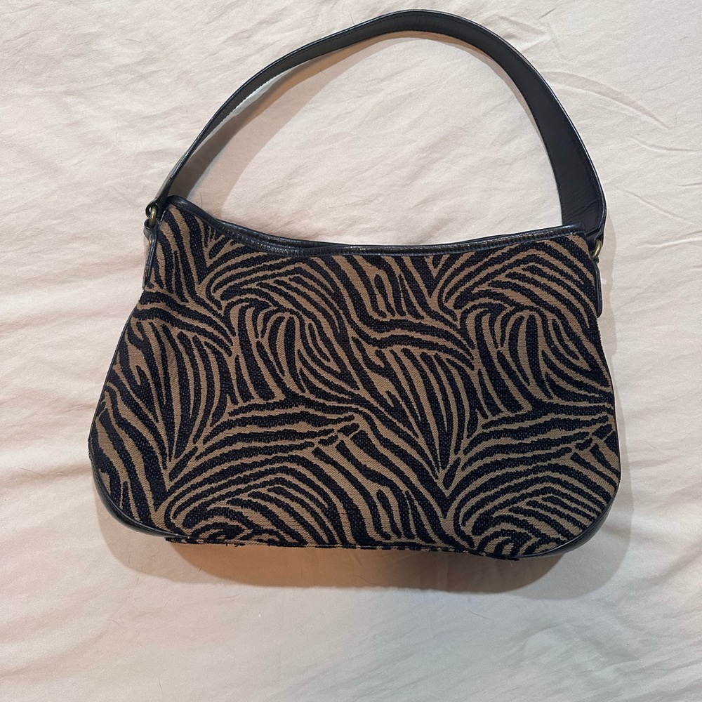 Talbots zebra shoulder bag
